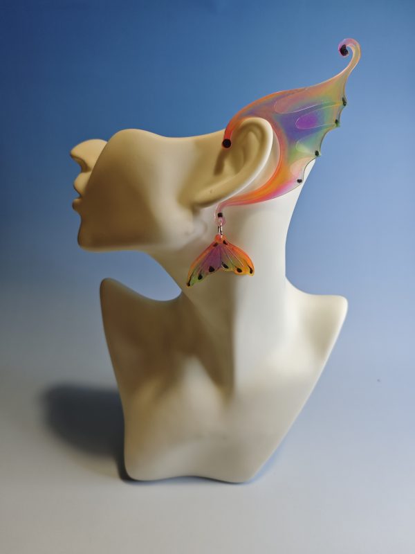 Mermaid ear on a mannequin