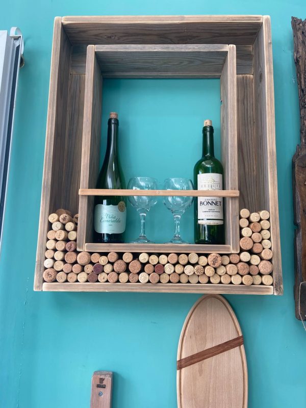Stunning wine bottle and cork display frame wall art - Image 8